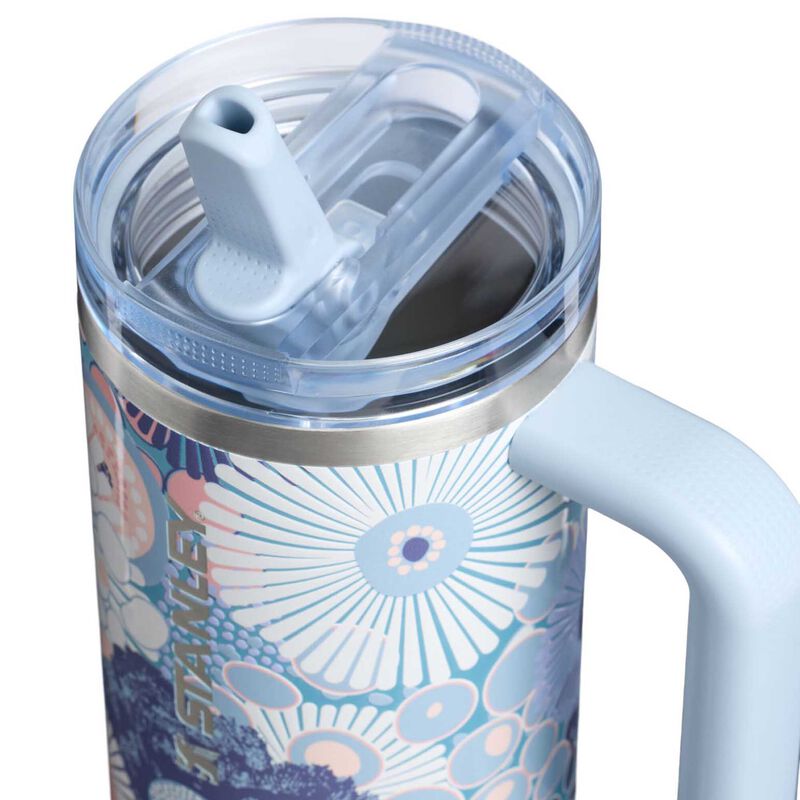 Stanley The Quencher Protour Flip Straw Tumbler 30oz Blue Dream Wildflower image number 2