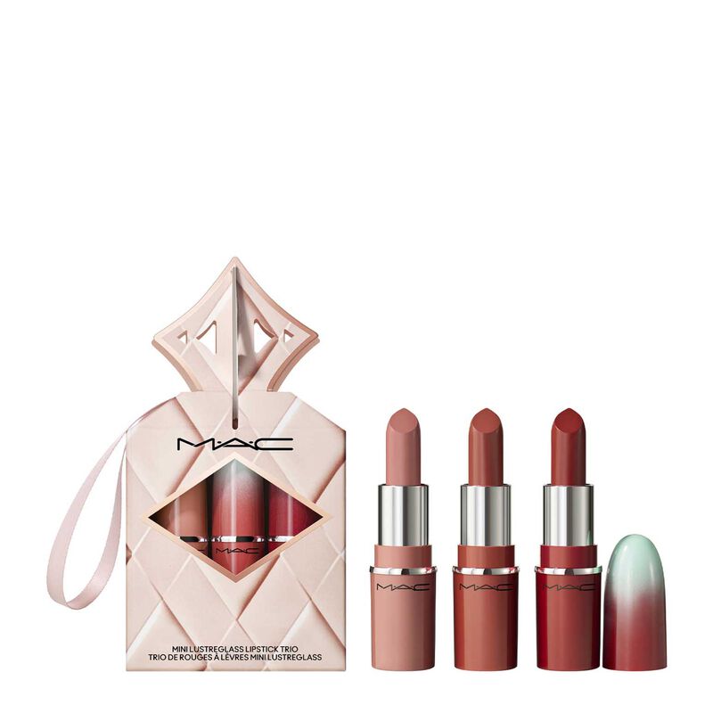 MAC Wildest Gleams Mini Lustreglass Lip Trio: Classics image number 0