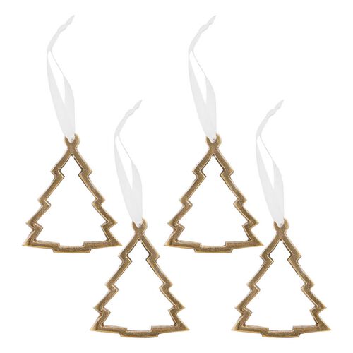 Ladelle Noelle 4pk Tree Hanging Decoration