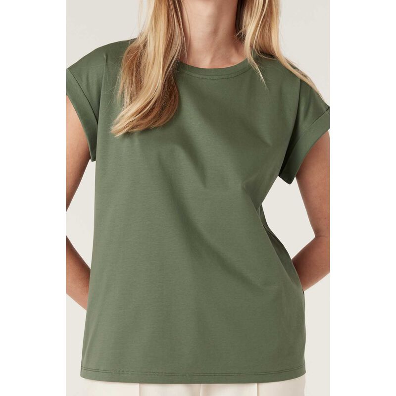 Cable Pima Tee image number 2