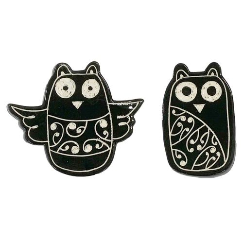 Borrowed Earth Ceramic Bird Small - Ruru (Assorted Sold Individually)