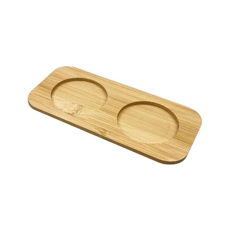 Di Antonio Bamboo Salt & Pepper Stand With Rubber Feet - 170x 80mm image number 1