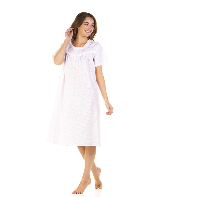 La Marquise Emily Dot Short Sleeve Nightdress image number 3
