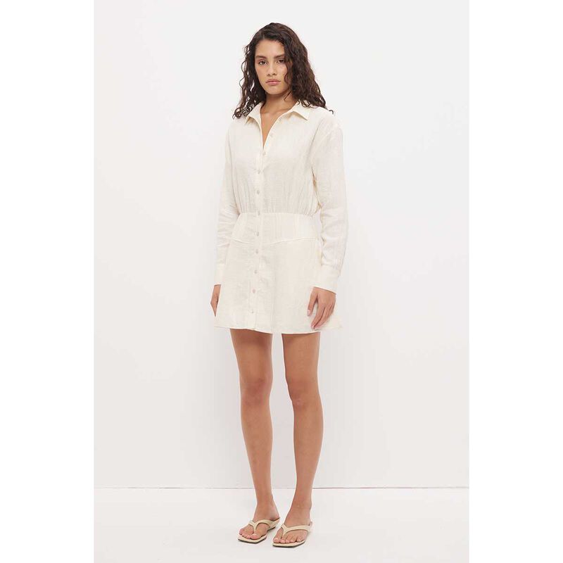 MON RENN Selma Mini Shirt Dress image number 3