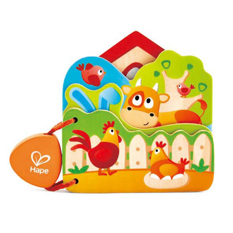 Hape Babys Farm Animal Book image number 0