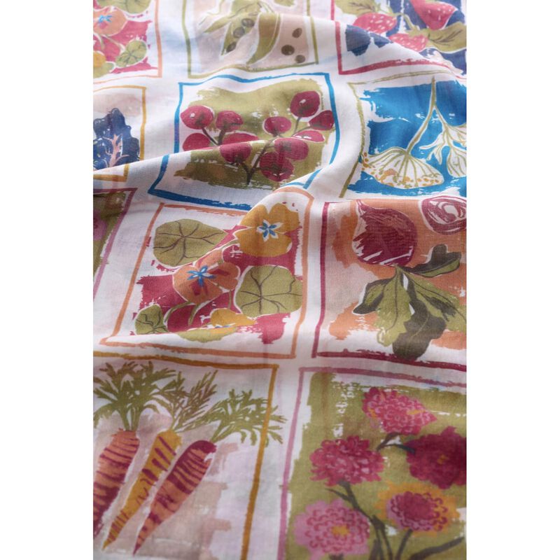 Seasalt Cornwall May Garland Scarf Seed Pack Border Chalk image number 2