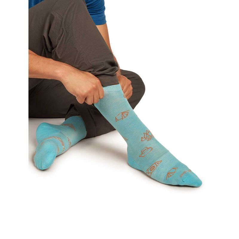 Icebreaker M Merino Lifestyle Ultralight Crew Camp Essentials image number 1