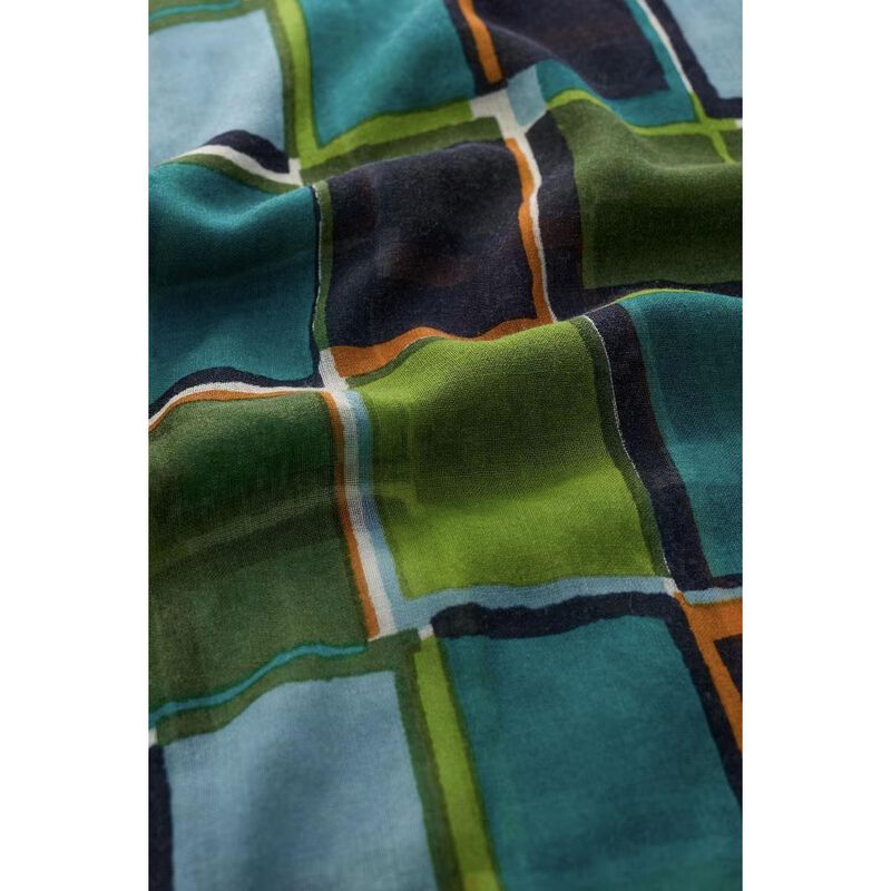Seasalt Cornwall Pretty Circle Scarf Window Panes Mix image number 2