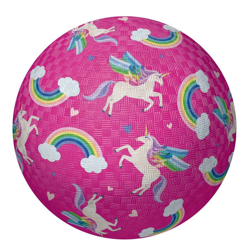 Crocodile Creek 7" Playground Ball - Unicorn Rainbow image number 0