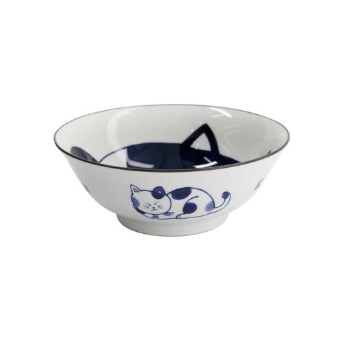 Tokyo Design Studio Kawaii Cat Neko Ramen Bowl 20x7.5cm
