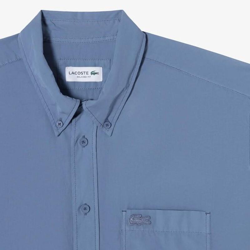 Lacoste Eco Dye Ss Poplin Shirt image number 1