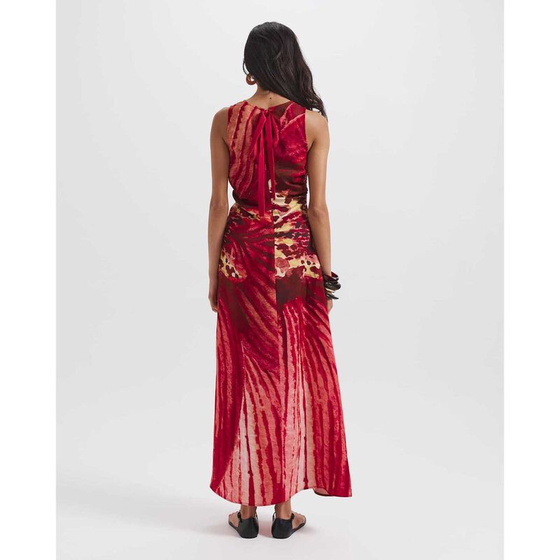 SABA Cymbelle Rouched Midi Dress image number 1