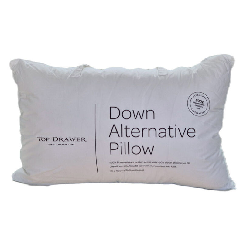 Top Drawer Down Alternative Pillow 800g image number 0