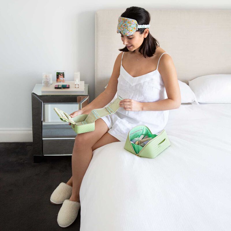 Tonic Herringbone Jewellery Cube Pistachio image number 1