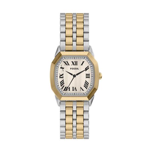 Fossil Harlow 33mm Three-Hand Two-Tone Stainless Steel Watch