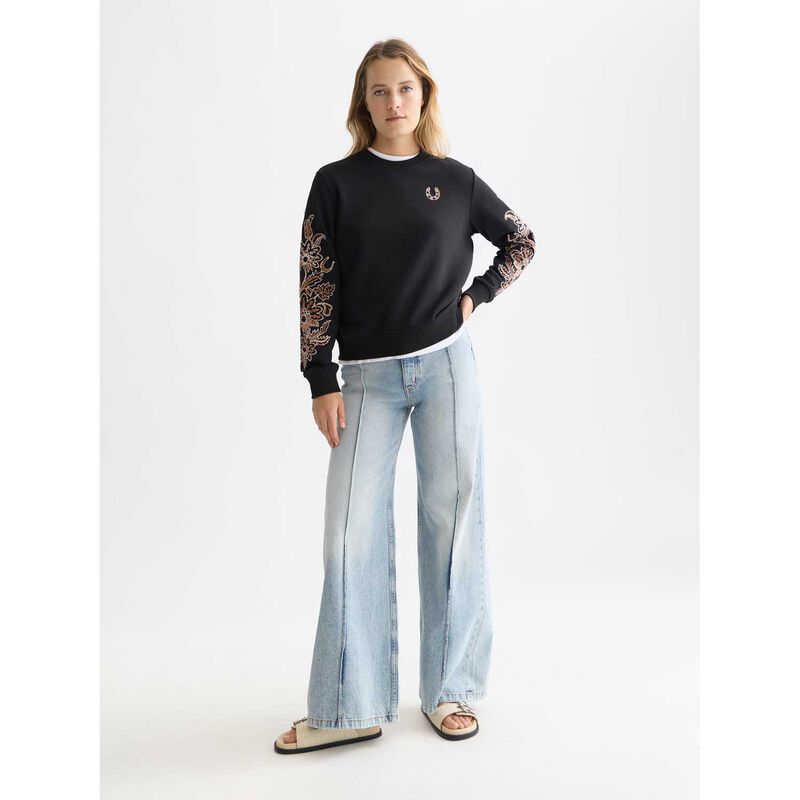 Scotch & Soda Embroidered Regular-Fit Sweatshirt image number 3