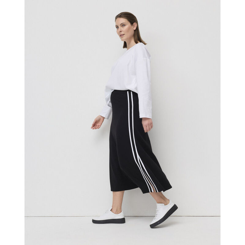 Marco Polo Twin Stripe Ponte Skirt image number 2