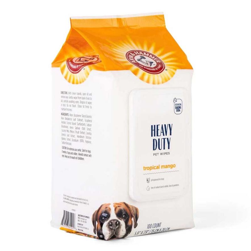 Arm & Hammer HD Multi-Purpose Pet Wipes - Mango, 100Pk image number 1