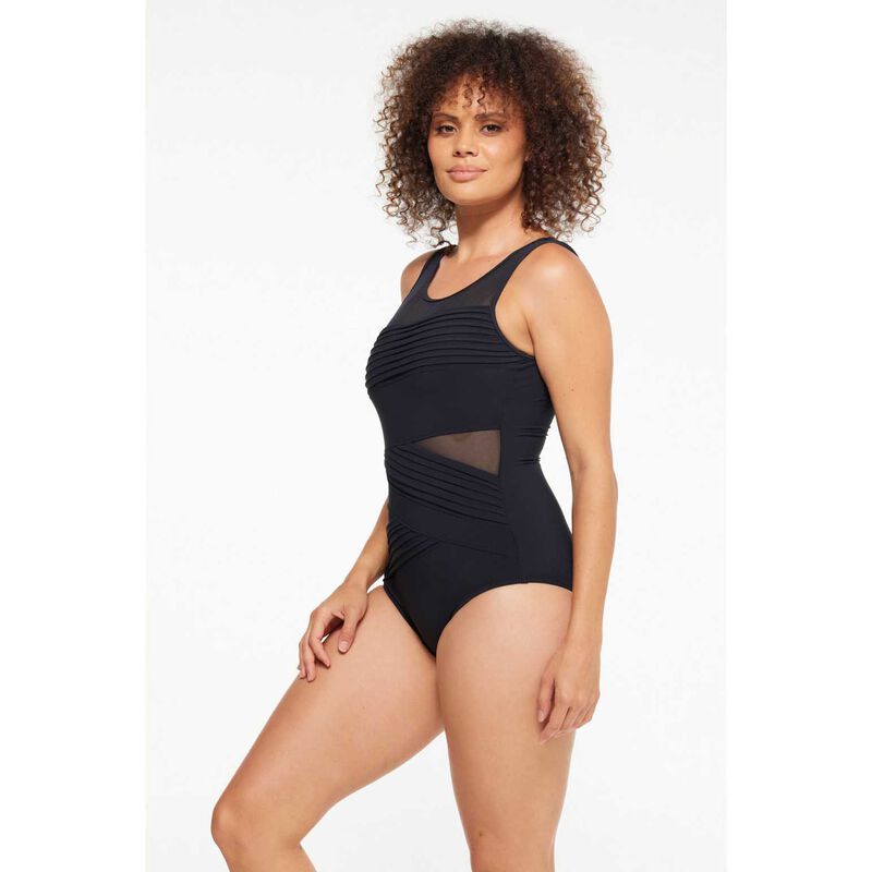 Togs Mesh Pleated Swimsuit image number 2