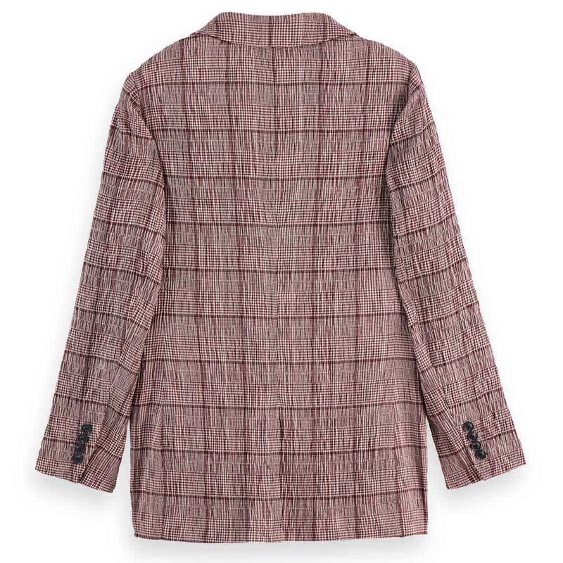 Scotch & Soda Prince Of Wales Seersucker Blazer image number 1