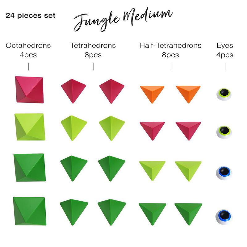 Trido Jungle - Medium 24Pcs image number 1