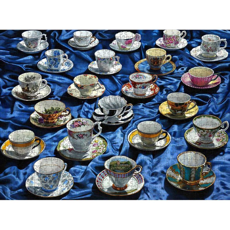 Pomegranate Sea of Tea 1000 Piece Puzzle image number 1