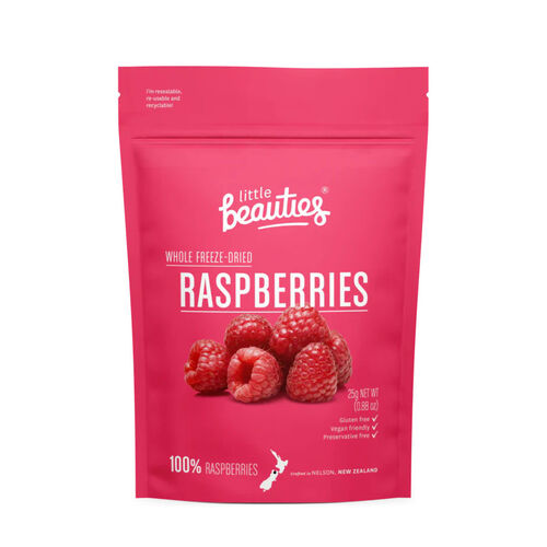 Little Beauties Crunchy NZ Raspberries 20g