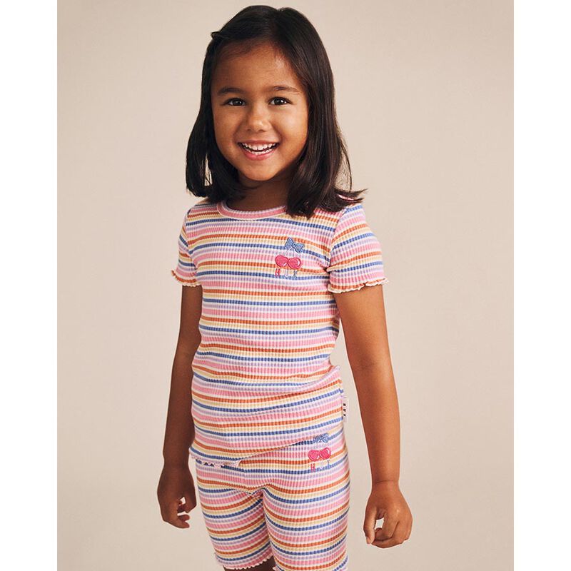 Huxbaby Rainbow Rib Tee 3-5Y image number 2