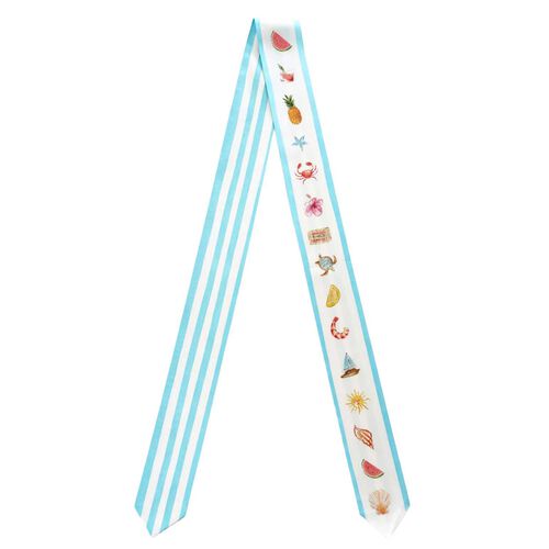 Dark Hampton X Cass Deller Hasting Street Silk Twilly