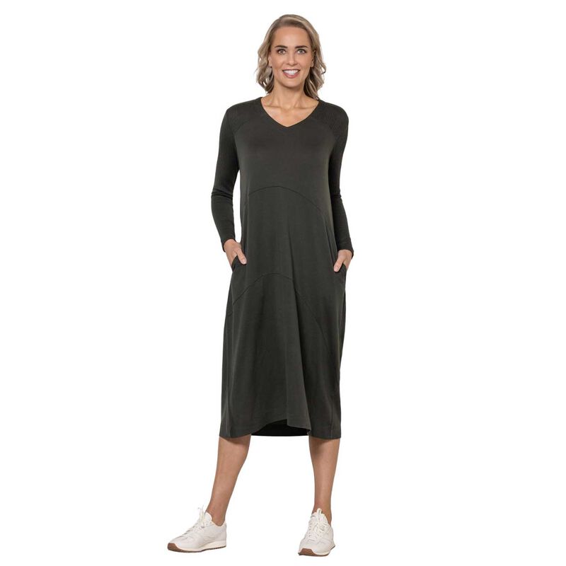 B Essentials by Ballantynes V Neck Dress image number 0