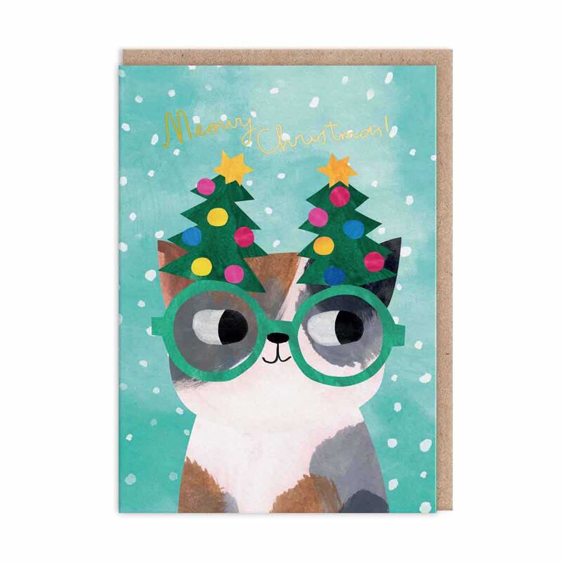 Ohh Deer Cats in Hats Pack of 9 Christmas Cards - 3 Designs image number 3
