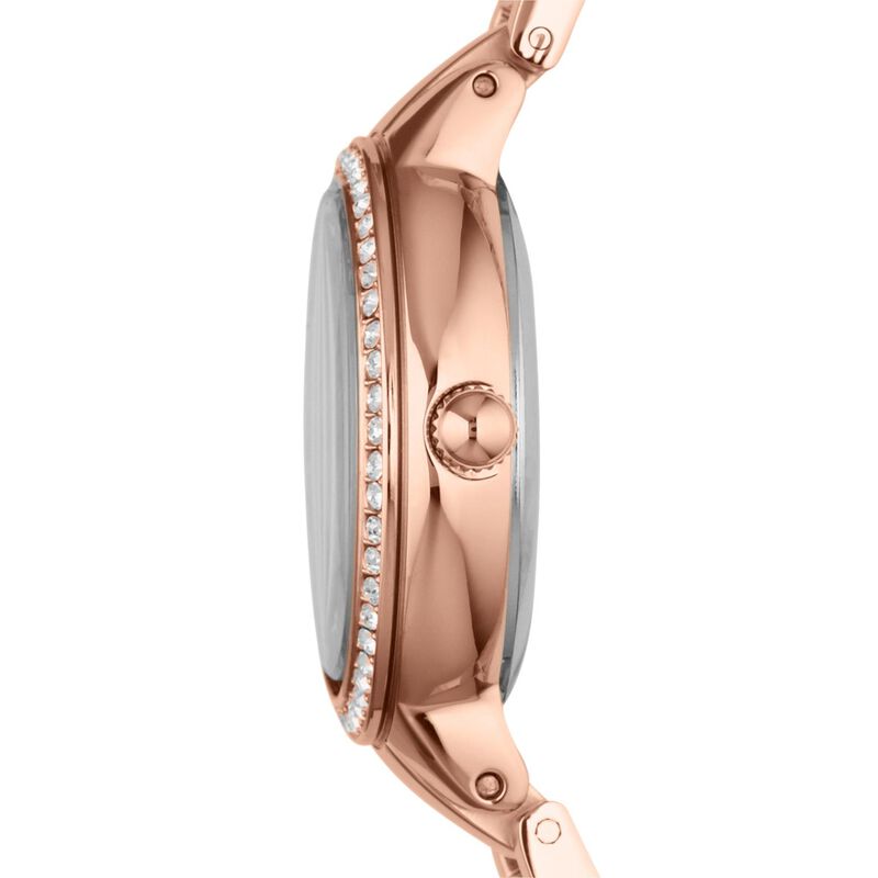 Fossil Virginia Rose Gold-Tone Analogue Watch ES3284 image number 2