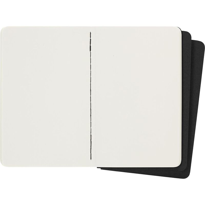 Moleskine Cahier Plain Pocket Journals Black image number 3
