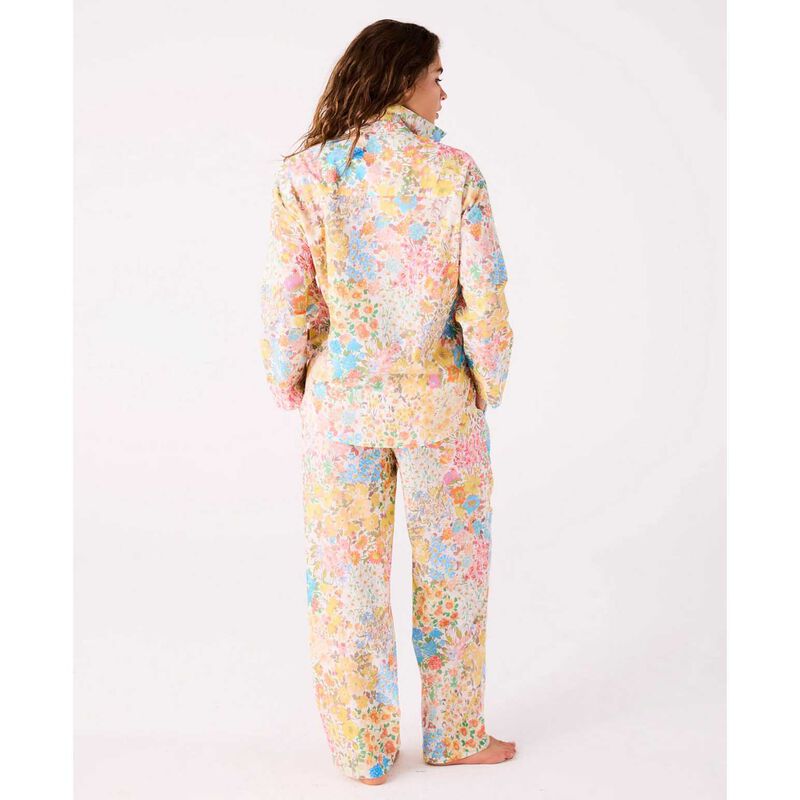 Kip&Co Forever Floral Butter Adult Organic Cotton LS Shirt & Pant PJ Set image number 1