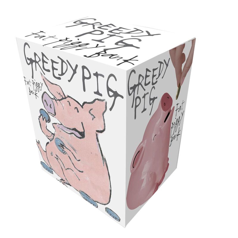 House Of Marbles Money Box-Greedy Piggy image number 1
