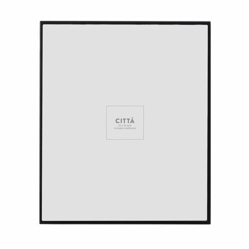 Città Metal Photo Frame Black  (Photo 5x7in) 25.5x3.5x30cm