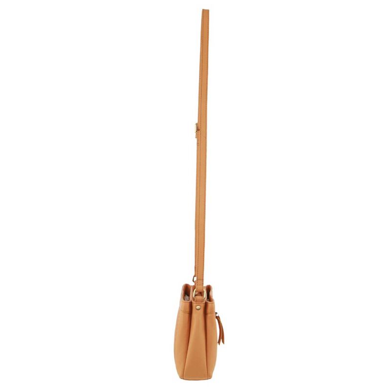 Pierre Cardin Leather Pleated Crossbody Bag image number 3