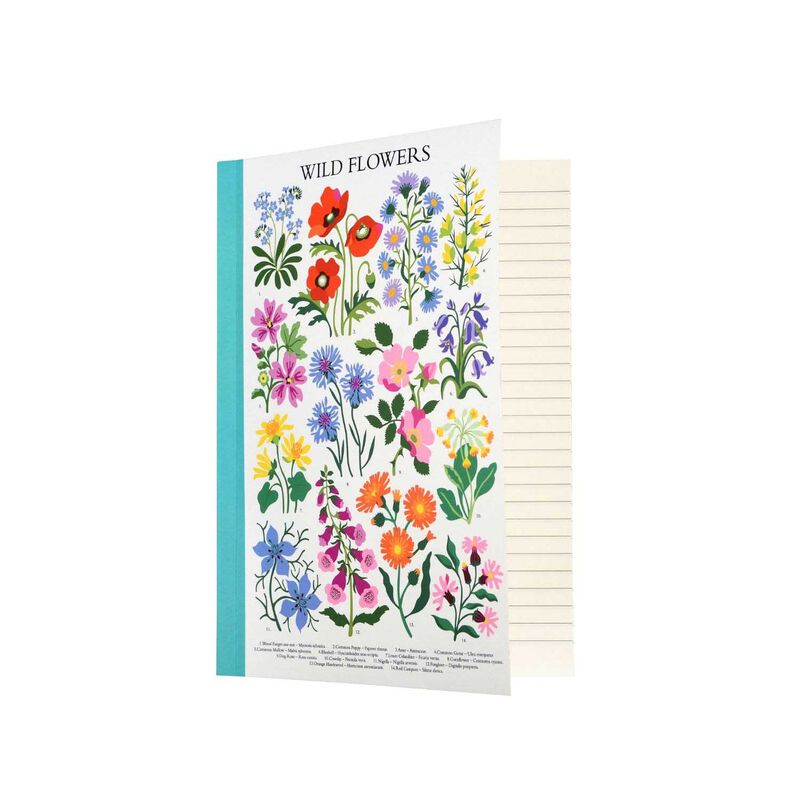 Rex London Wild Flowers A5 Notebook image number 1