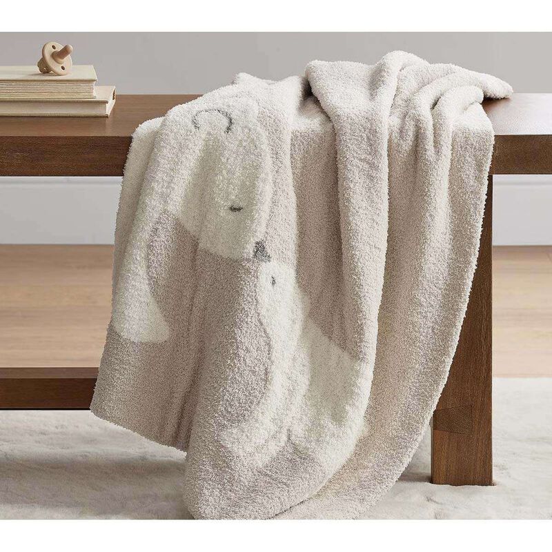 Pottery Barn Kids Fuzzy Bear Stroller Blanket image number 2