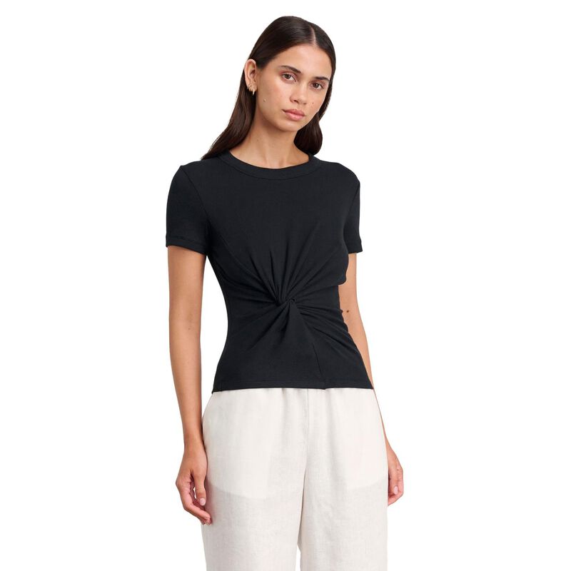JAG Callie Twist Rib Tee image number 0