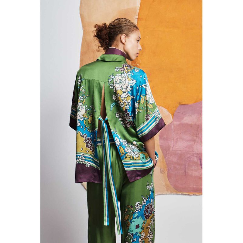 AL&Eacute;MAIS Nanci Silk Shirt image number 1