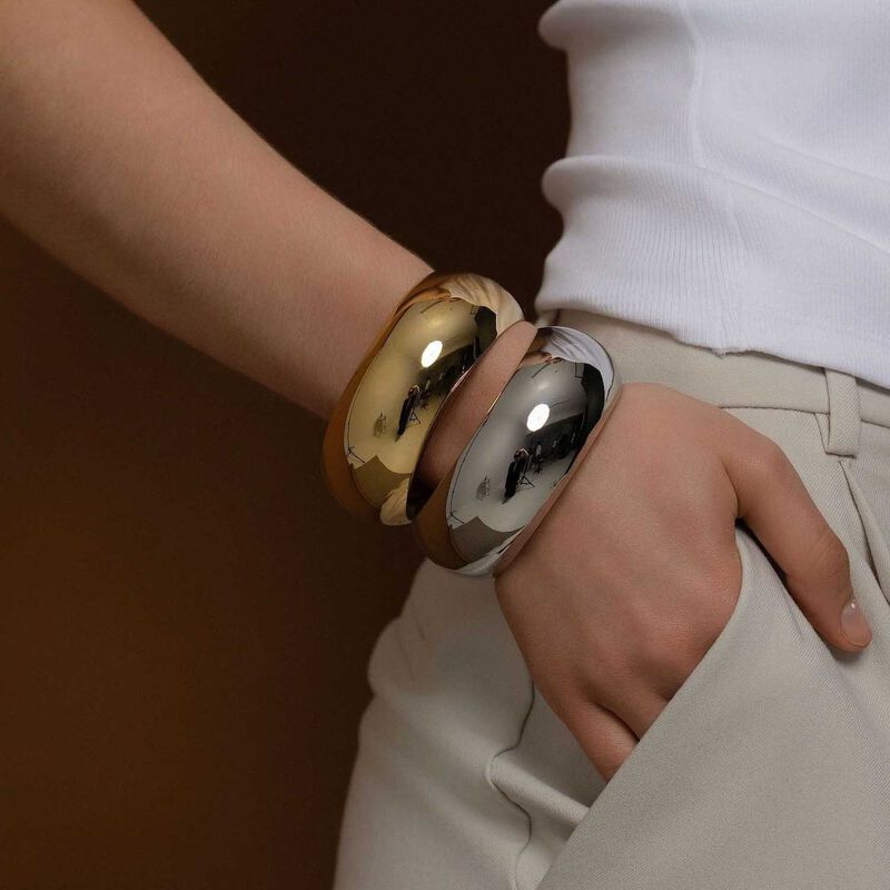Silk & Steel Globe Cuff image number 1