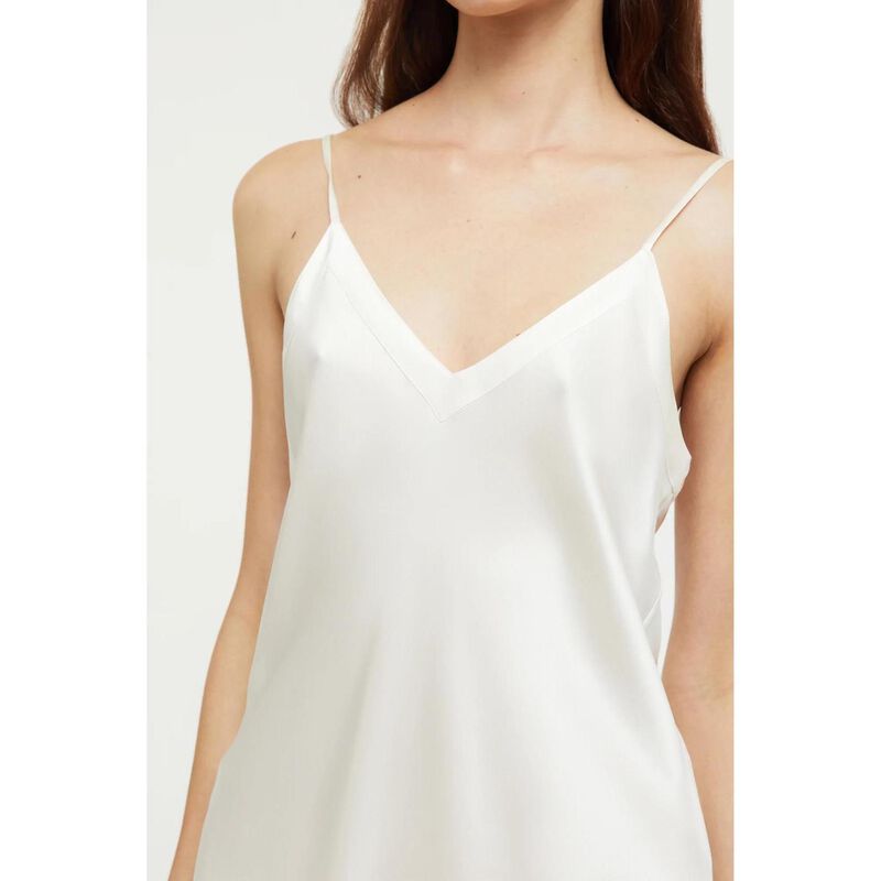 Ginia Silk Cami V Neck image number 6