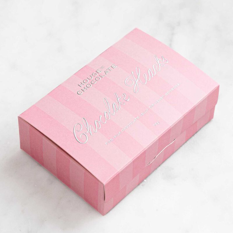 House of Chocolate 'Chocolate Hearts' Jelly Tip Milk Chocolate Bonbons image number 1