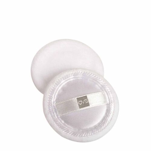 QVS Velour Satin Backed Compact Puffs Pack of 2