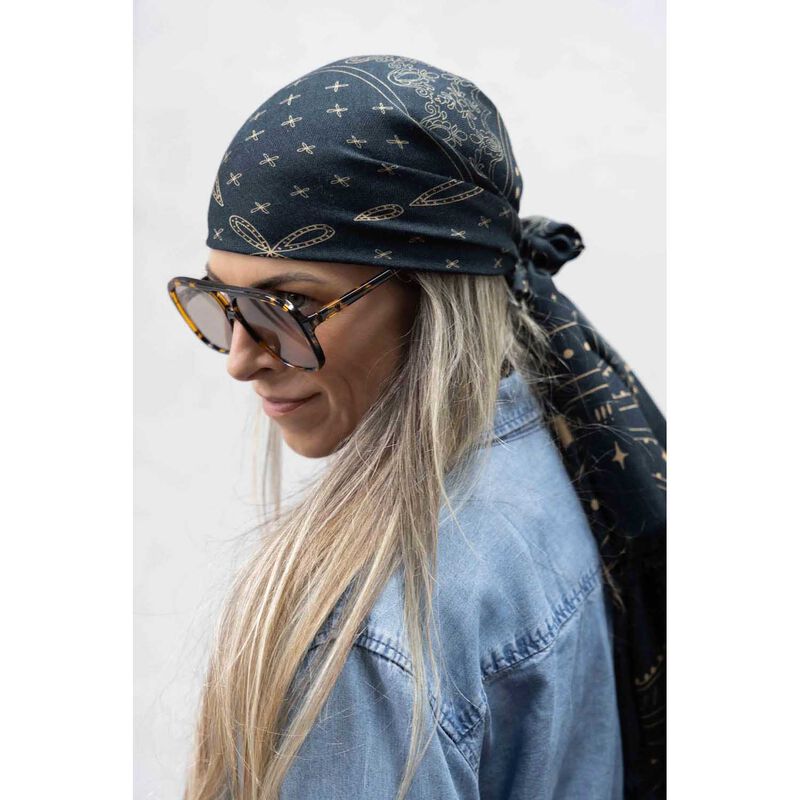 Dark Hampton X Ellie Compton The Quin Wool Silk Scarf image number 2