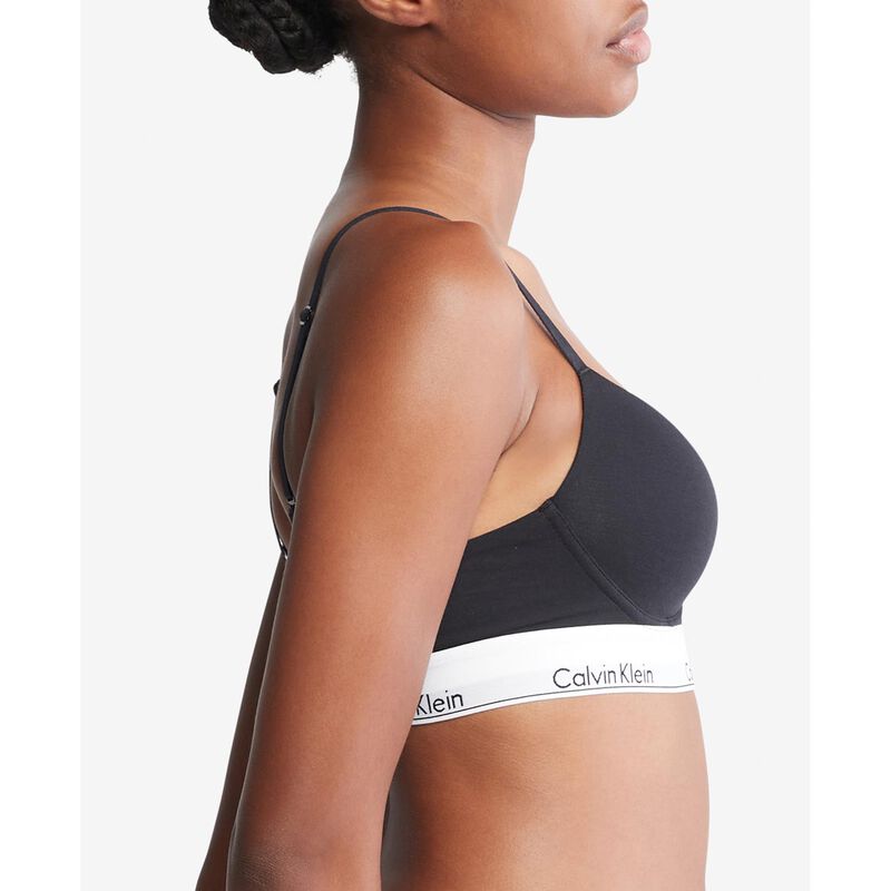 Calvin Klein Modern Cotton Plunge Push Up Bra image number 3