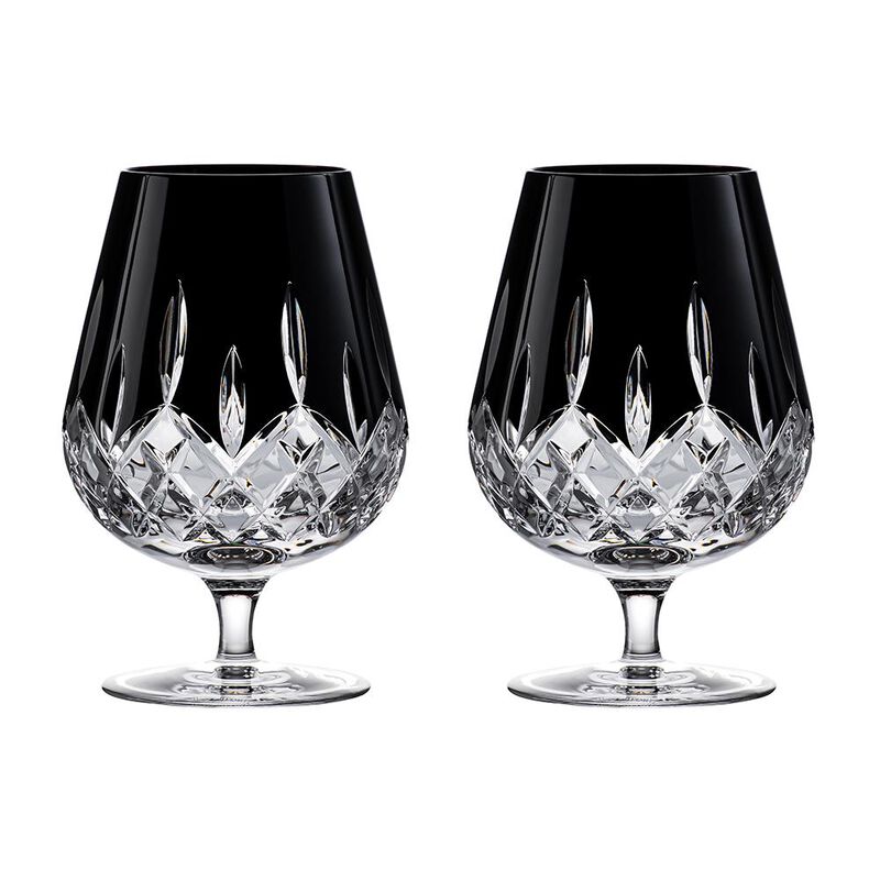 Waterford Connoisseur Lismore Black Brandy Balloon Pair 510ml image number 0