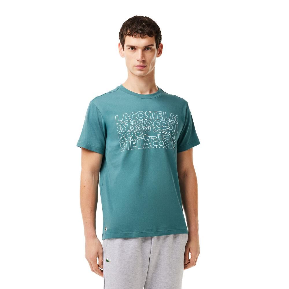 Lacoste graphic tees clearance