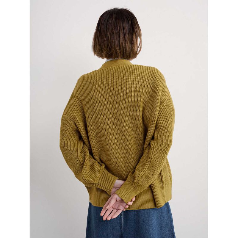 Seasalt Cornwall Winding Creek Cardigan Pear image number 1